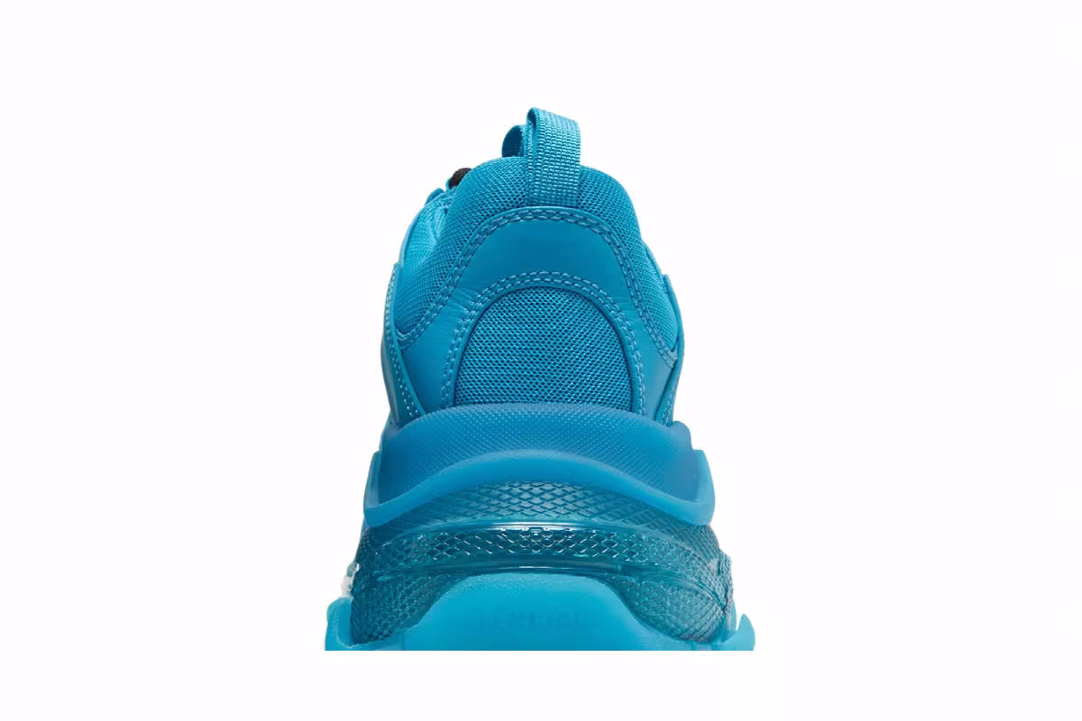 Balenciaga Triple S Sneaker Clear Sole - Blue, view 8