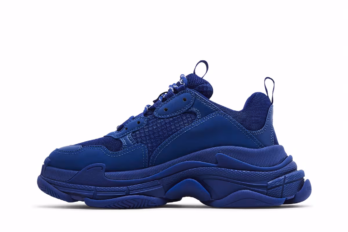 Balenciaga Triple S Sneaker Indigo, view 4