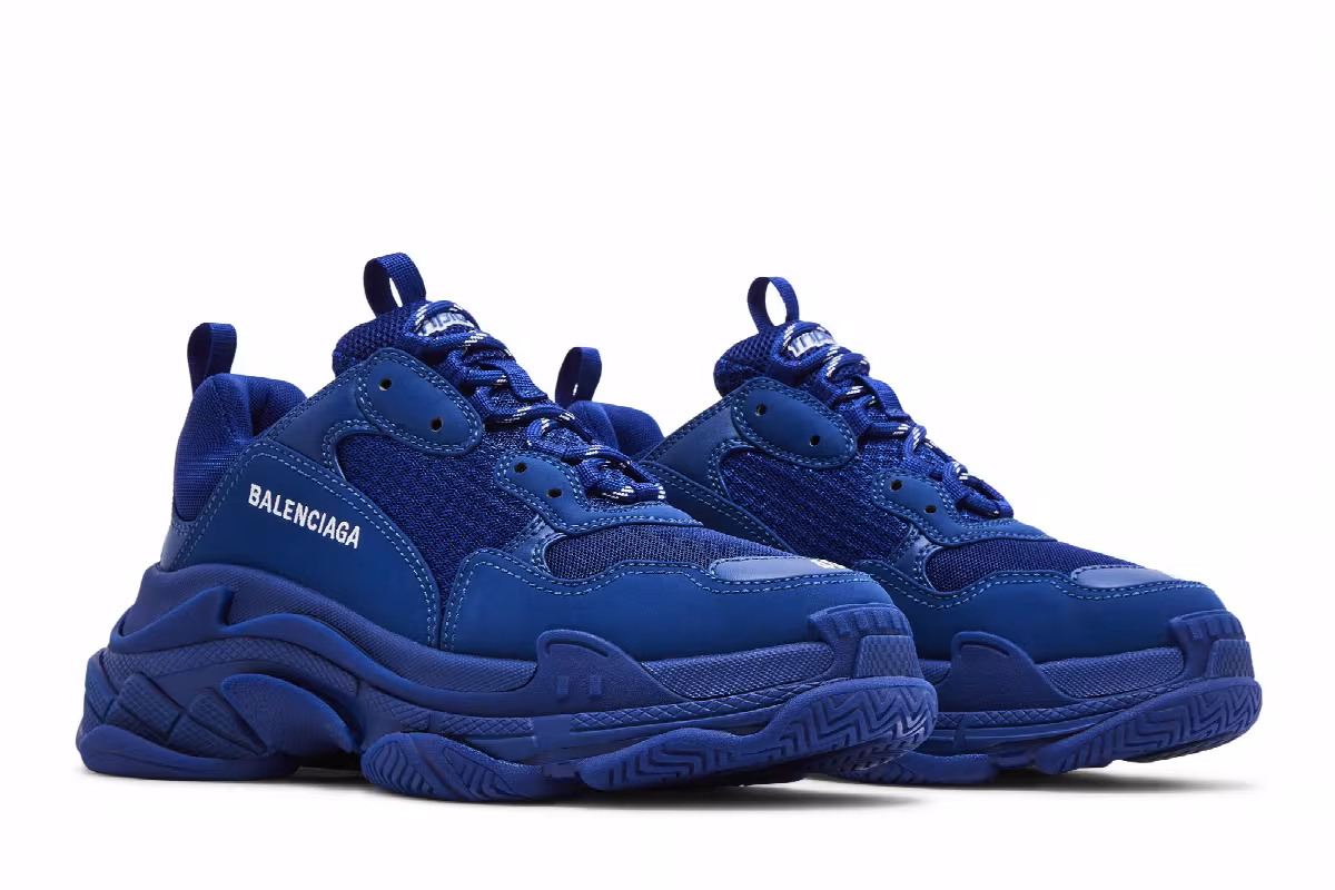 Balenciaga Triple S Sneaker Indigo, view 9