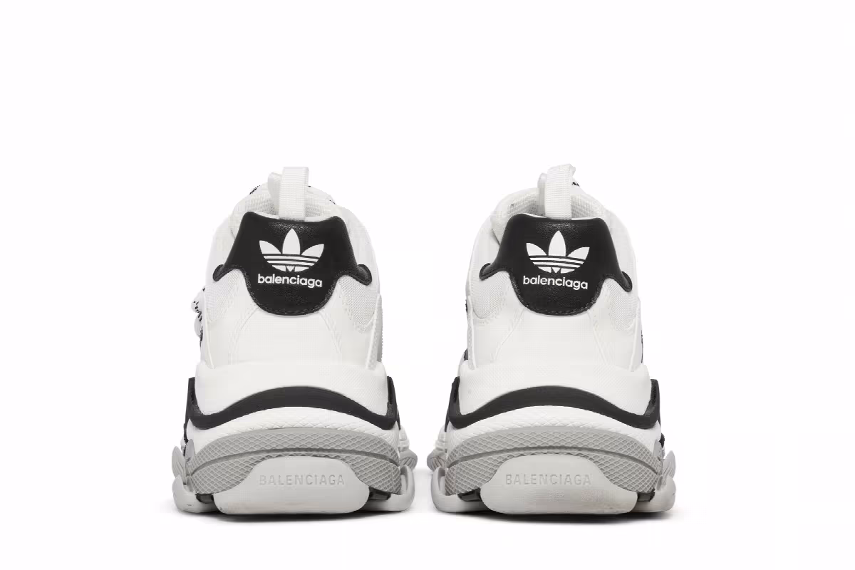 Adidas x Balenciaga Triple S Sneaker White, view 7