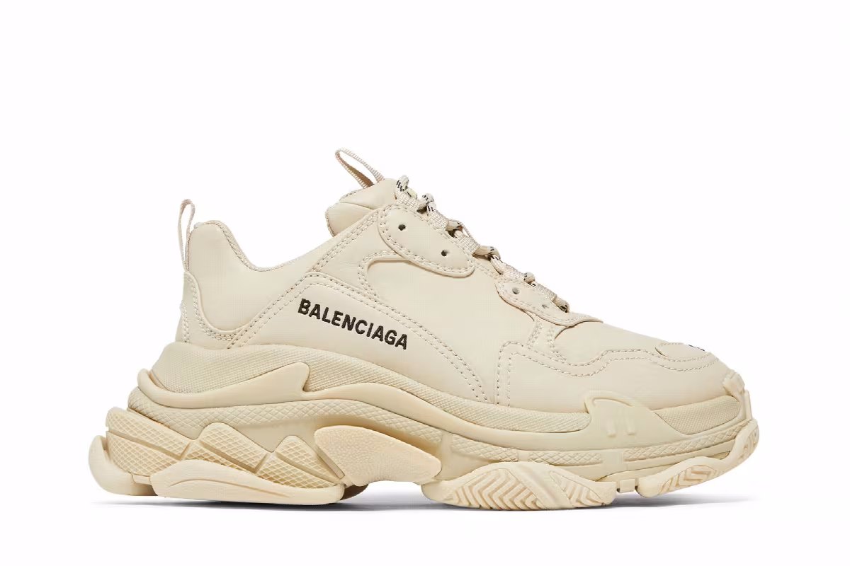 Balenciaga Women's Triple S Beige, view 2