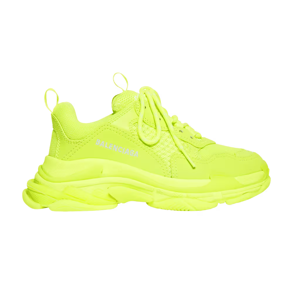 Balenciaga Triple S Sneaker Kids Fluo Yellow