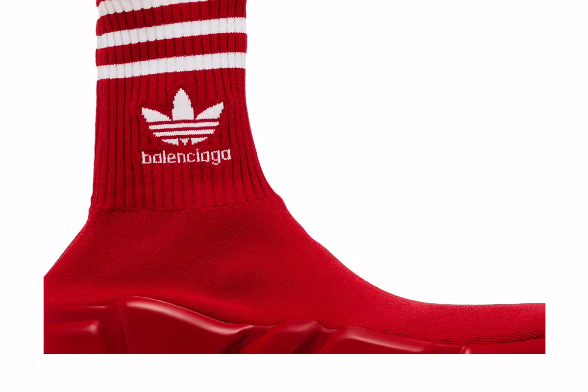 Adidas x Balenciaga Speed Sneaker Red, view 3