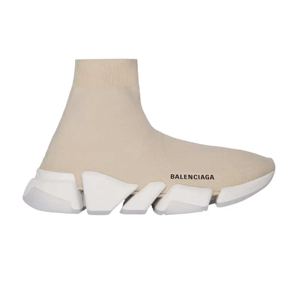 Balenciaga Women's Speed 2.0 Sneaker Light Beige
