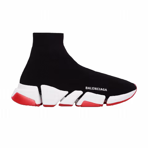 Balenciaga Wmns Speed 2.0 Sneaker 'Black White Red'