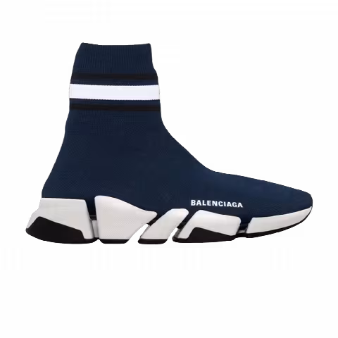 Balenciaga Wmns Speed 2.0 Trainer 'Striped - Navy'