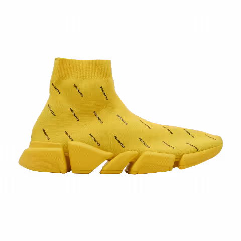 Balenciaga Speed 2.0 Sneaker 'Allover Logo - Yellow'