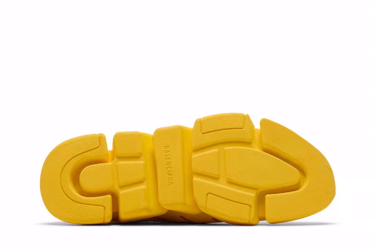 Balenciaga Speed 2.0 Sneaker Allover Logo - Yellow, view 5