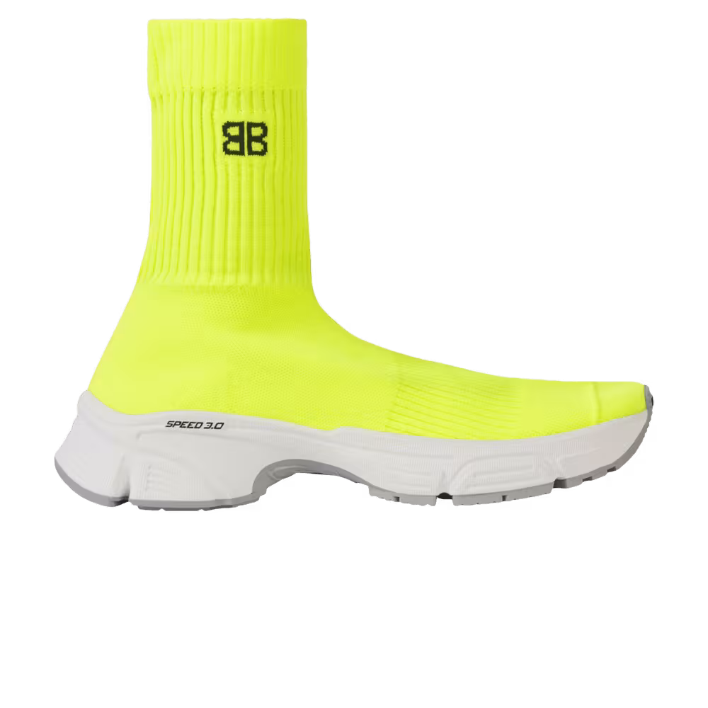 Balenciaga Women's Speed 2.0 Sneaker Fluo Yellow