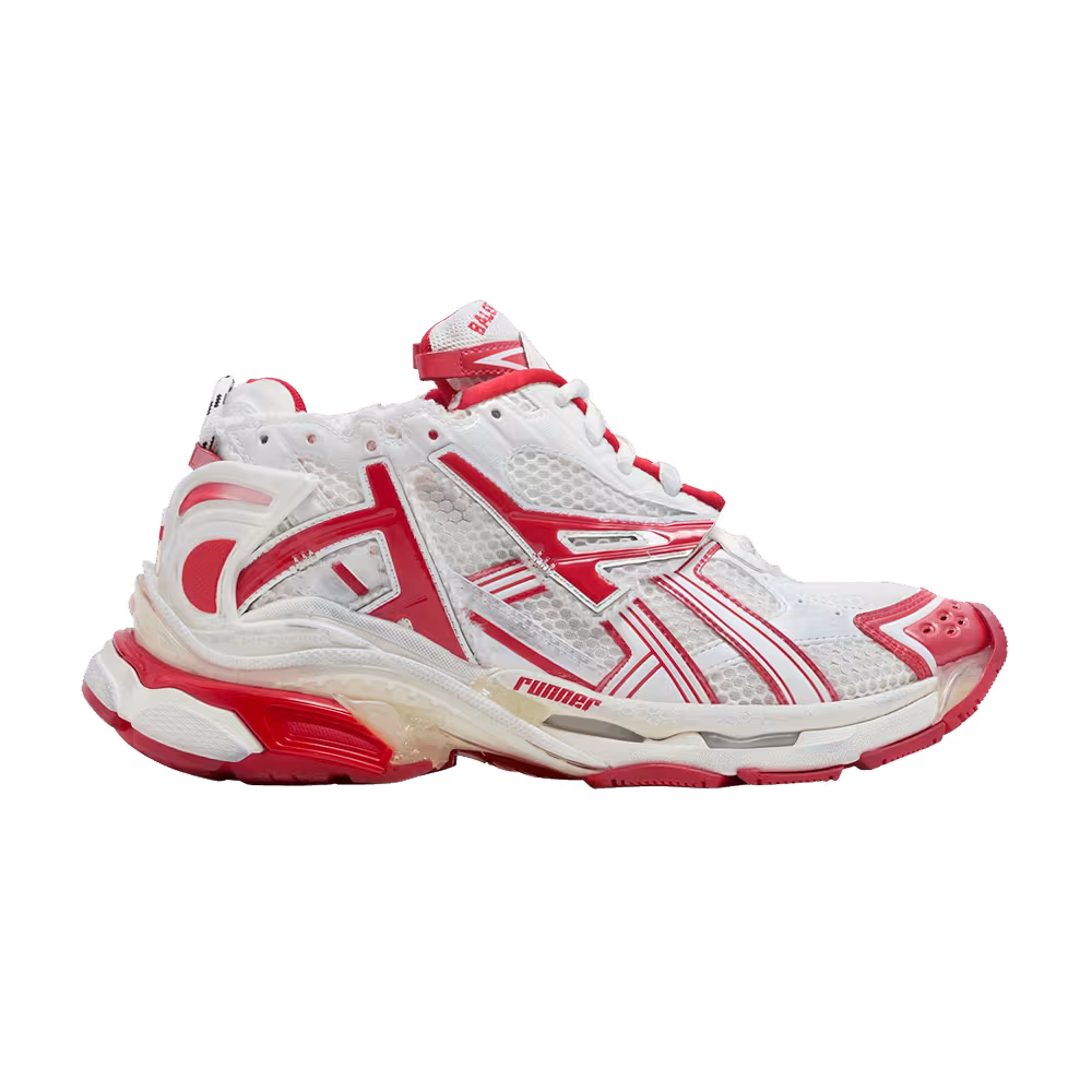 Balenciaga Runner Sneaker White Red