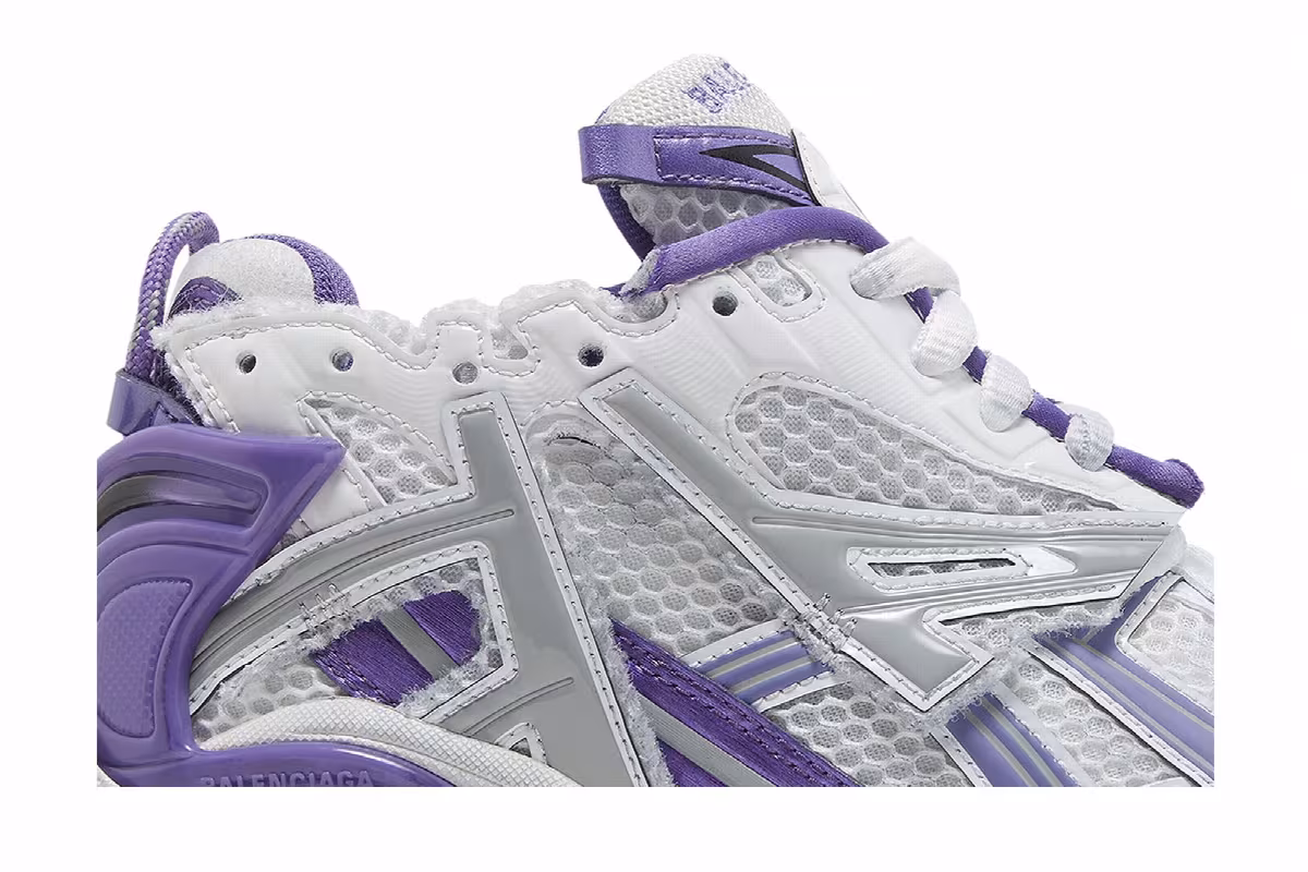 Balenciaga Women's Runner Sneaker Purple, view 3