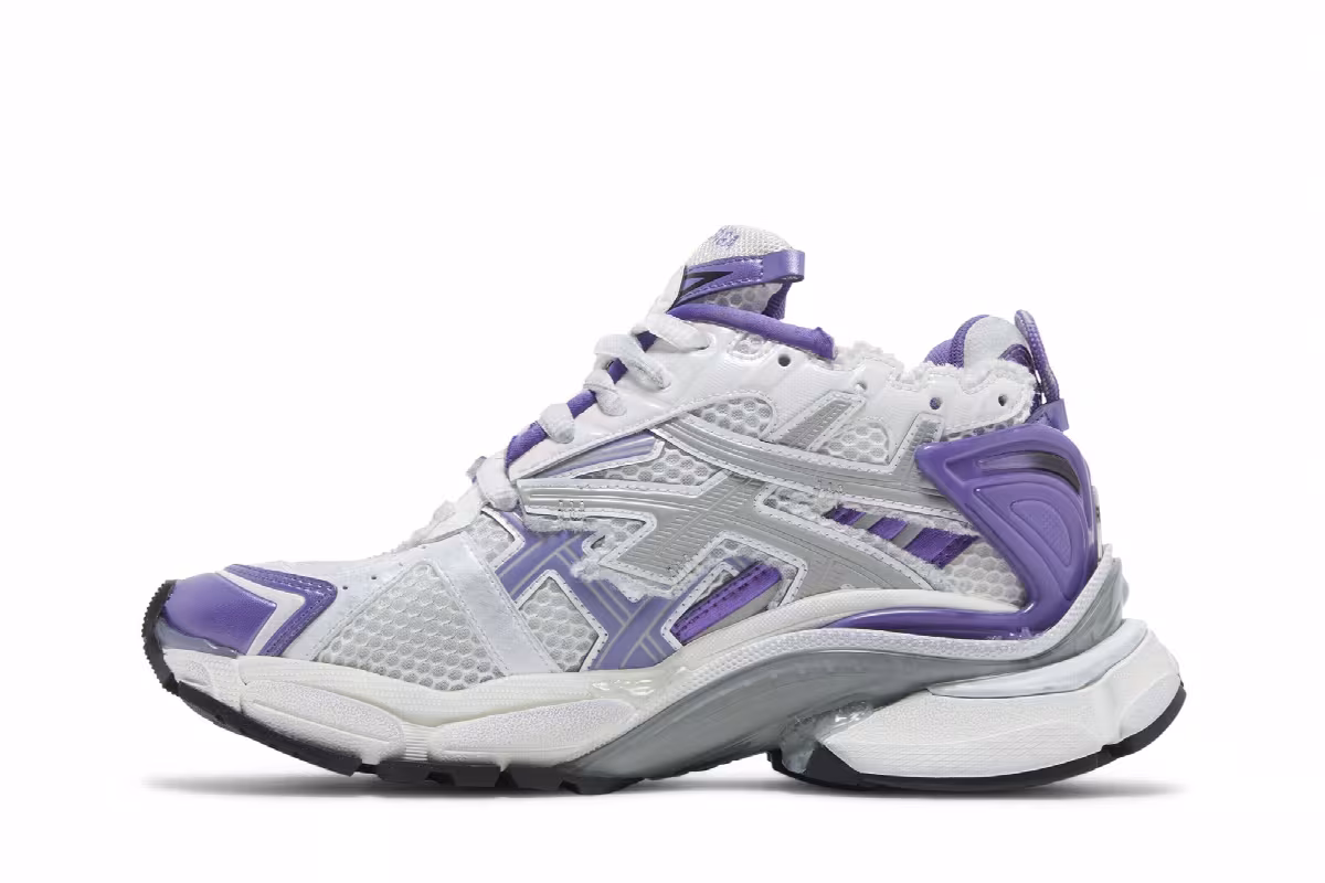 Balenciaga Women's Runner Sneaker Purple, view 4