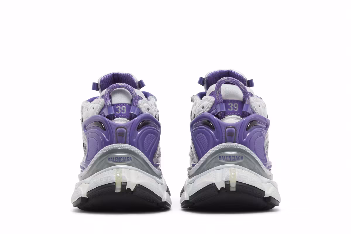 Balenciaga Women's Runner Sneaker Purple, view 7