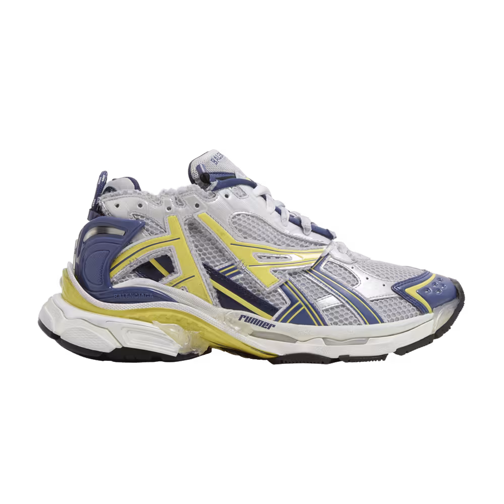 Balenciaga Runner Sneaker White Blue Yellow