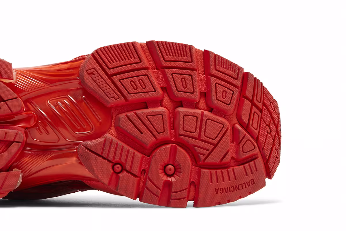 Balenciaga Runner Sneaker Red, view 6
