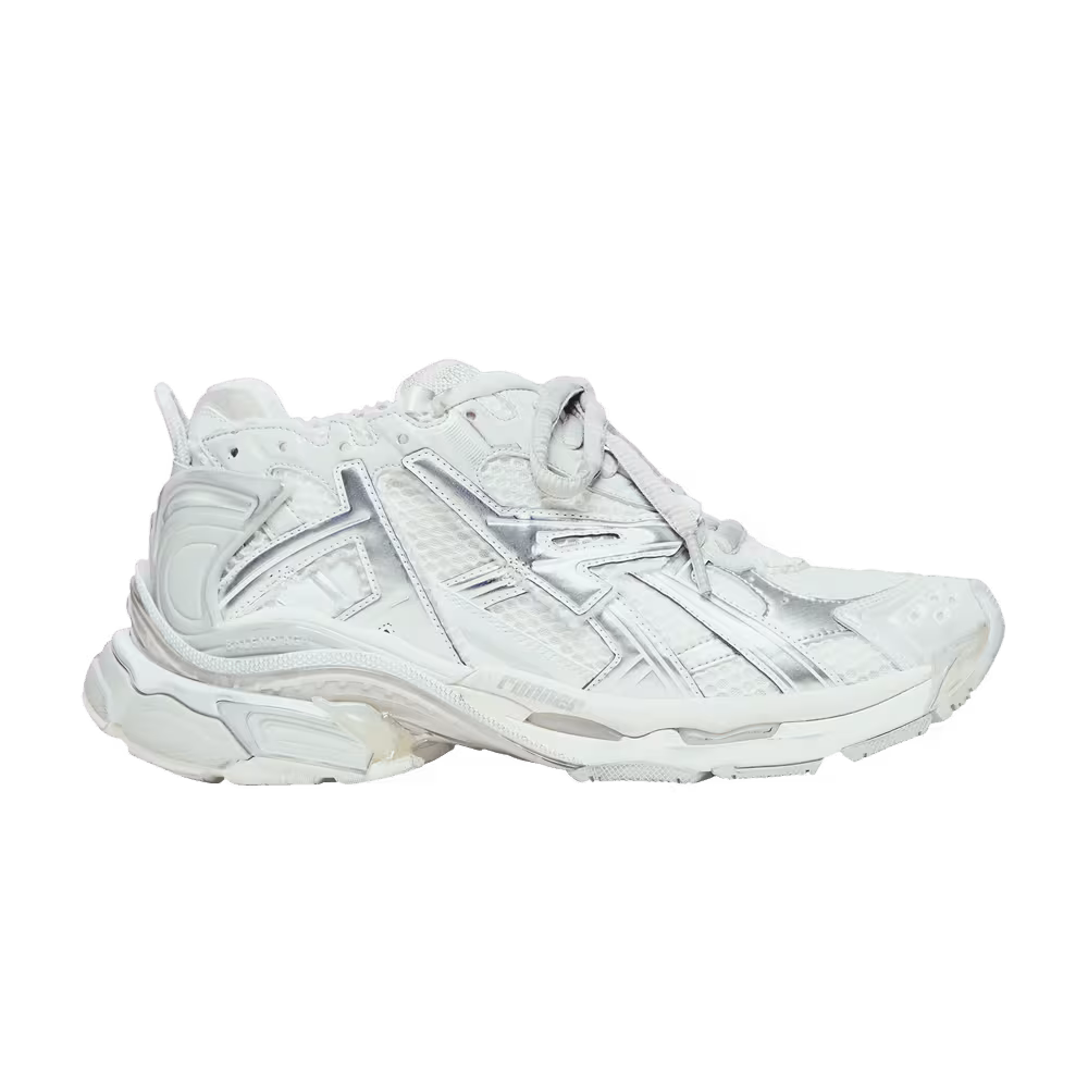 Balenciaga Runner Sneaker White Silver
