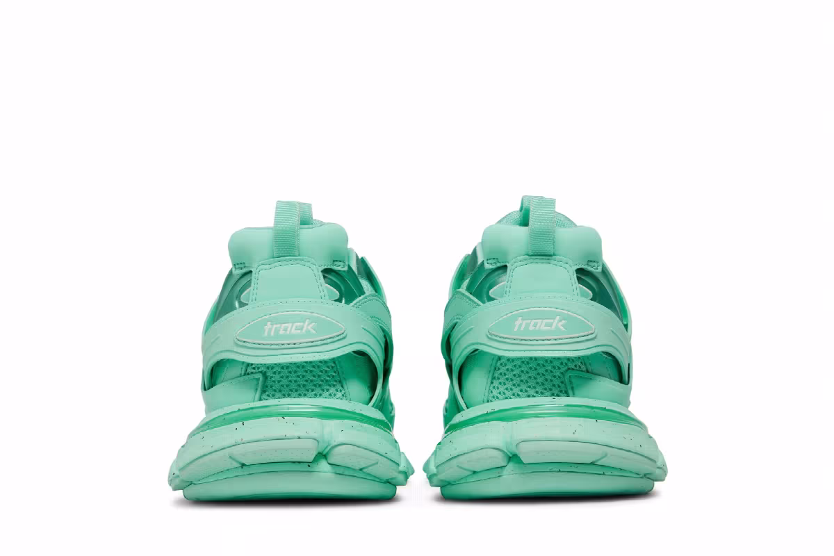Balenciaga Recycled Track Sneaker Light Green, view 7