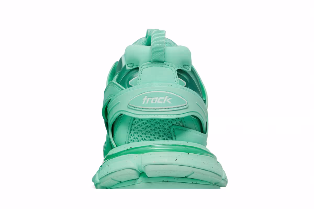 Balenciaga Recycled Track Sneaker Light Green, view 8