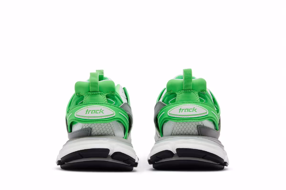 Balenciaga Track Sneaker Grey Fluo Green, view 7
