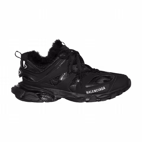 Balenciaga Wmns Track Trainer 'Fake Fur - Black'