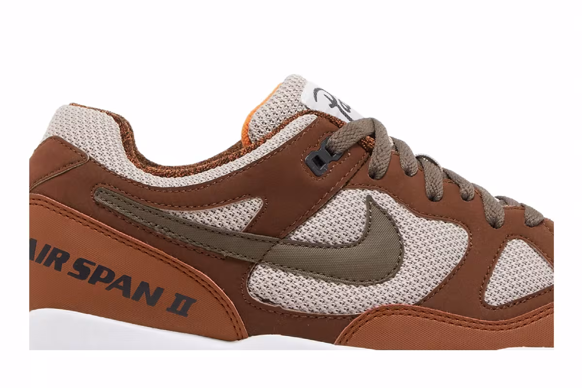 Patta x Nike Air Span 2 QS Noble Red, view 3
