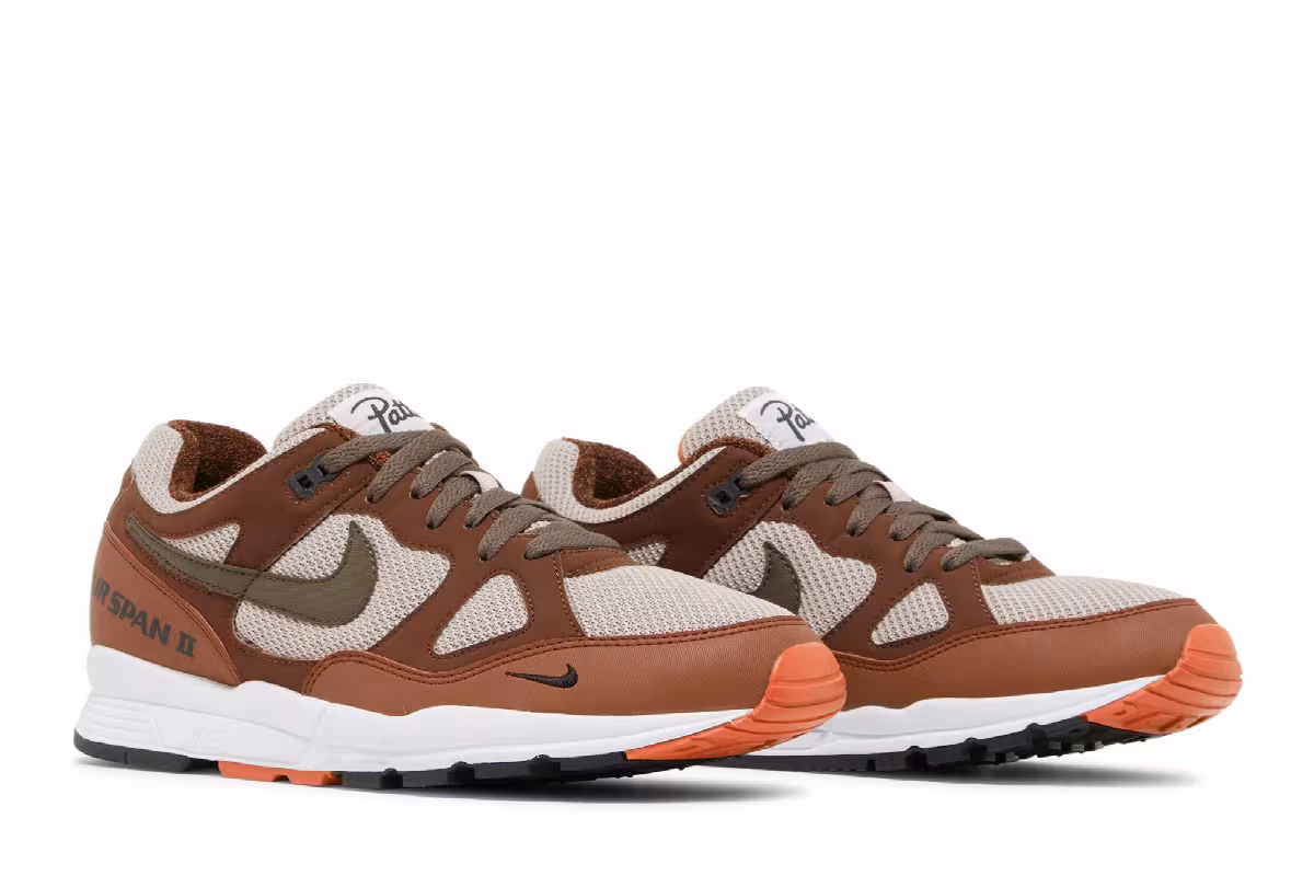 Patta x Nike Air Span 2 QS Noble Red, view 9