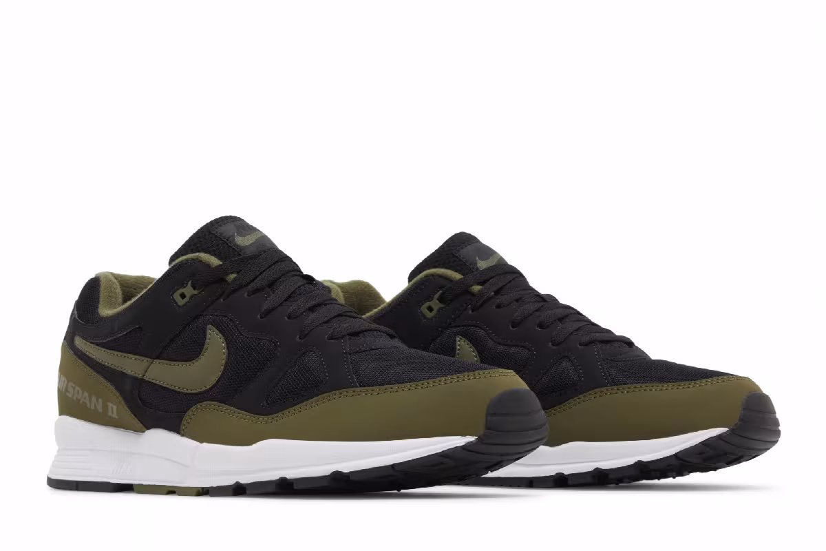 Nike Air Span 2 Black Olive Canvas, view 9