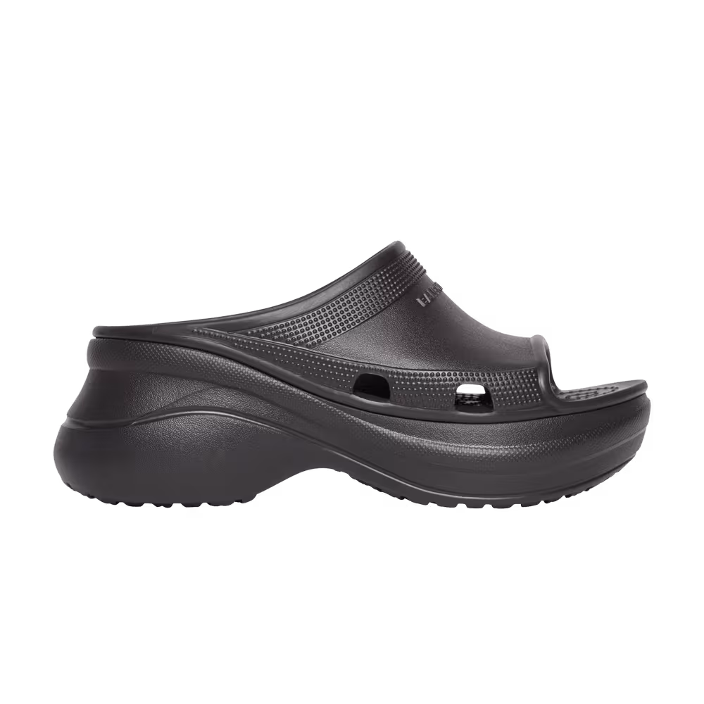 Crocs x Balenciaga Women's Pool Slide Sandal Black