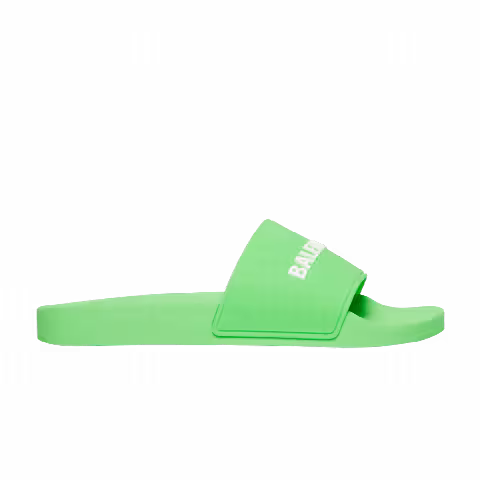 Balenciaga Pool Slides 'Fluo Green'