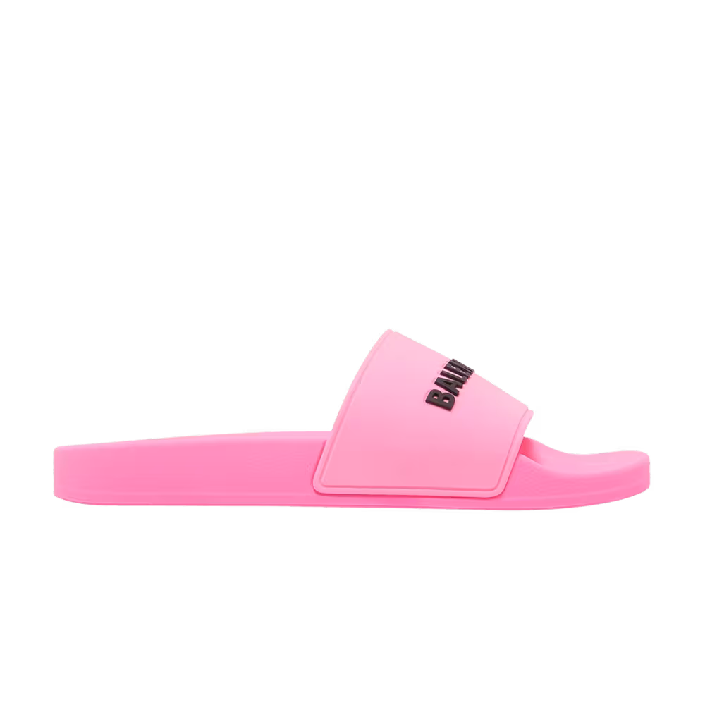 Balenciaga Women's Pool Slide Fluo Pink