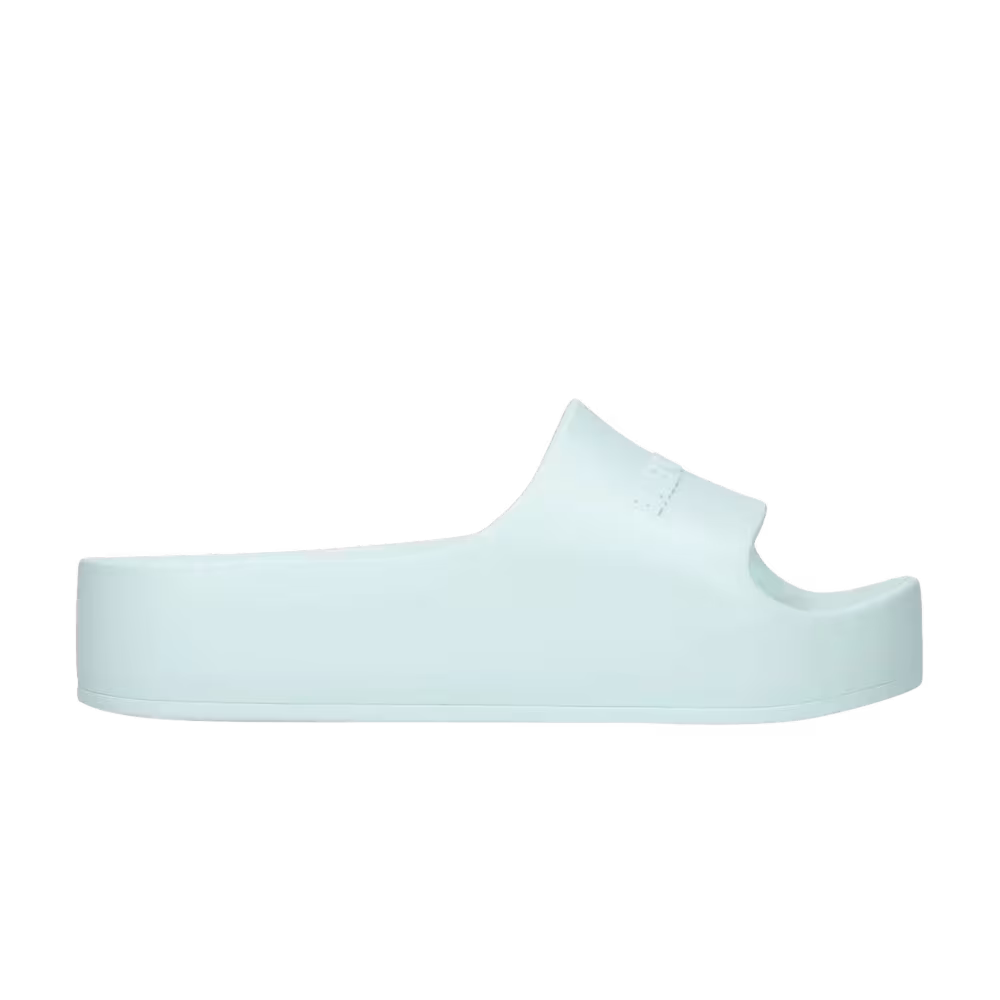 Balenciaga Women's Chunky Slides Green Aqua