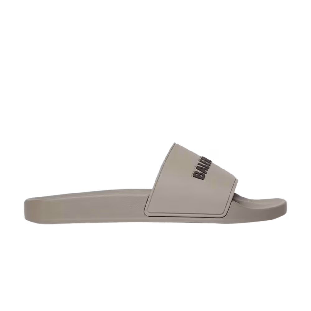 Balenciaga Pool Slides Medium Grey