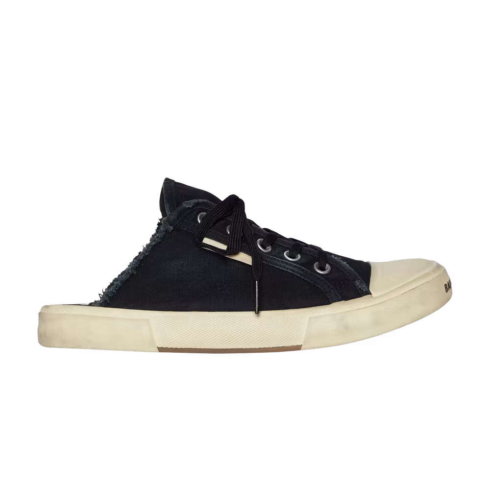 Balenciaga Paris Sneaker Mule Destroyed - Black