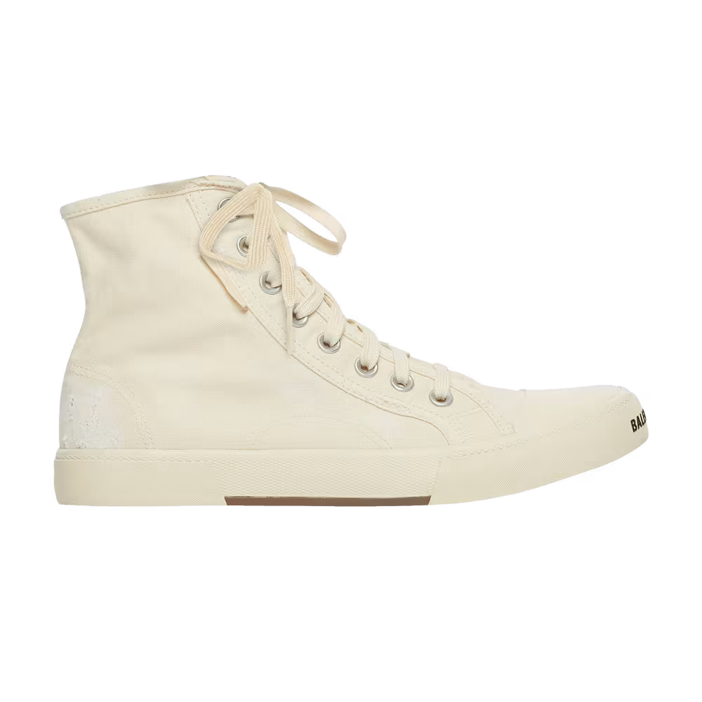 Balenciaga Paris High Destroyed - White