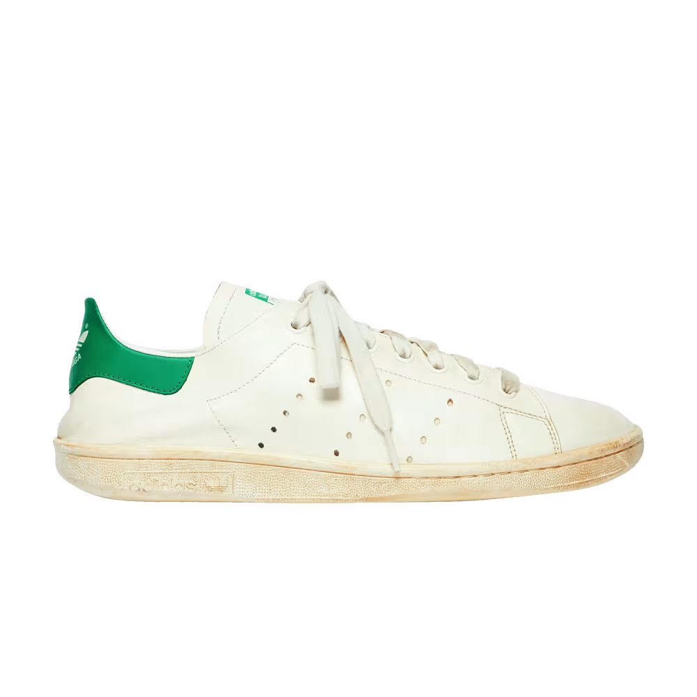 Adidas x Balenciaga Women's Stan Smith Worn-Out - Off White Green
