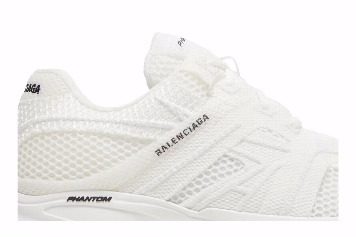 Balenciaga Women's Phantom Sneaker White, view 3