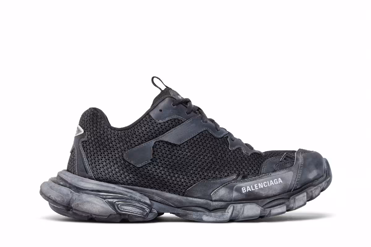 Balenciaga Track.3 Sneaker Black, view 2