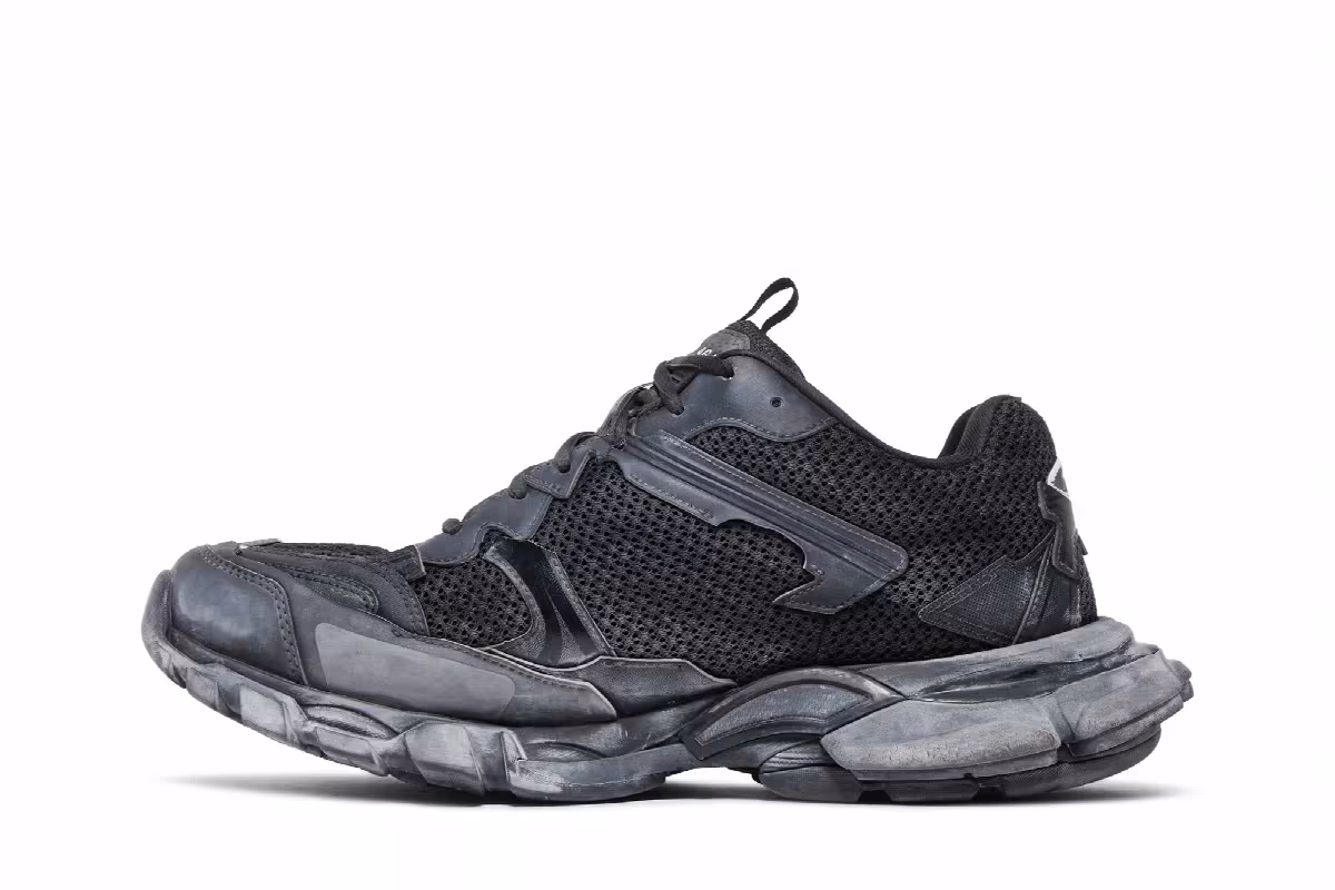 Balenciaga Track.3 Sneaker Black, view 4
