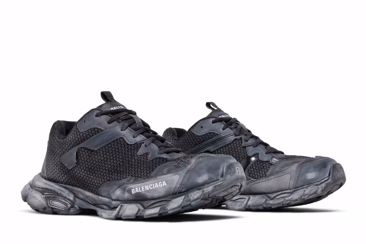 Balenciaga Track.3 Sneaker Black, view 9