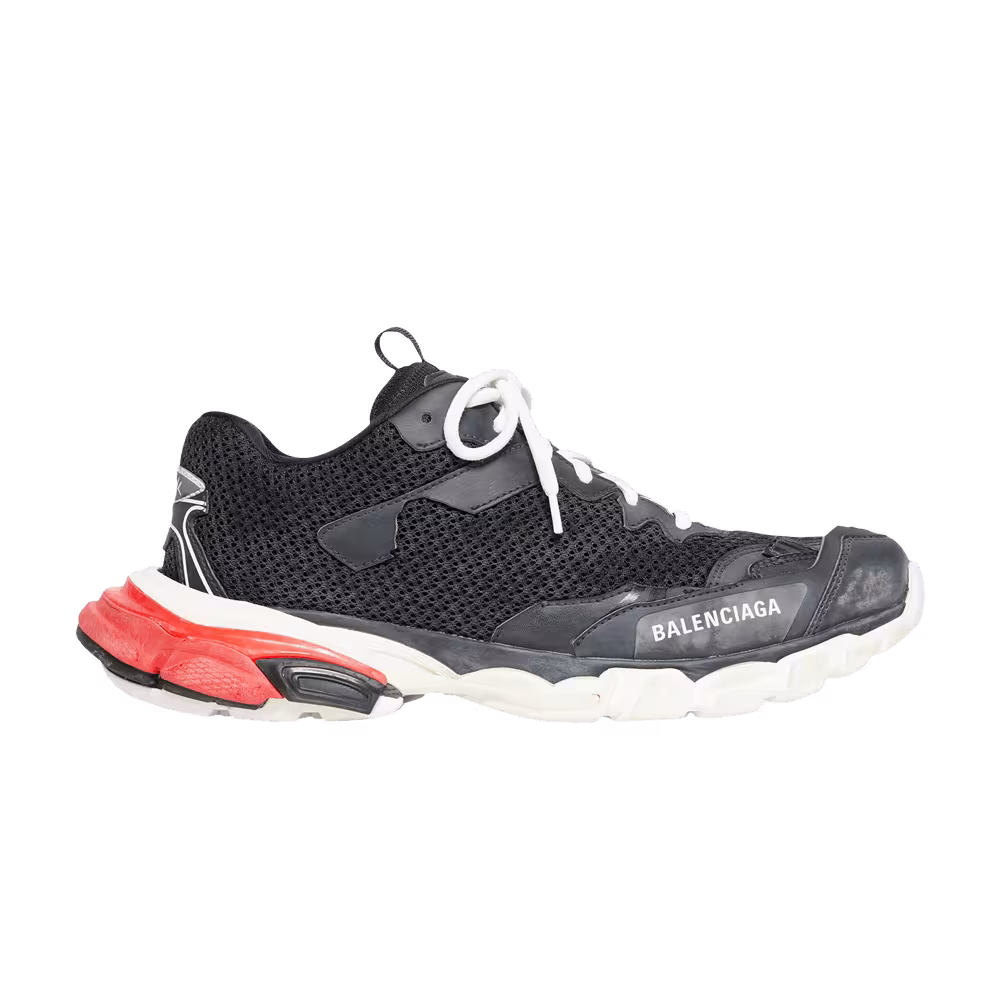 Balenciaga Track.3 Sneaker Worn-Out - Black Red