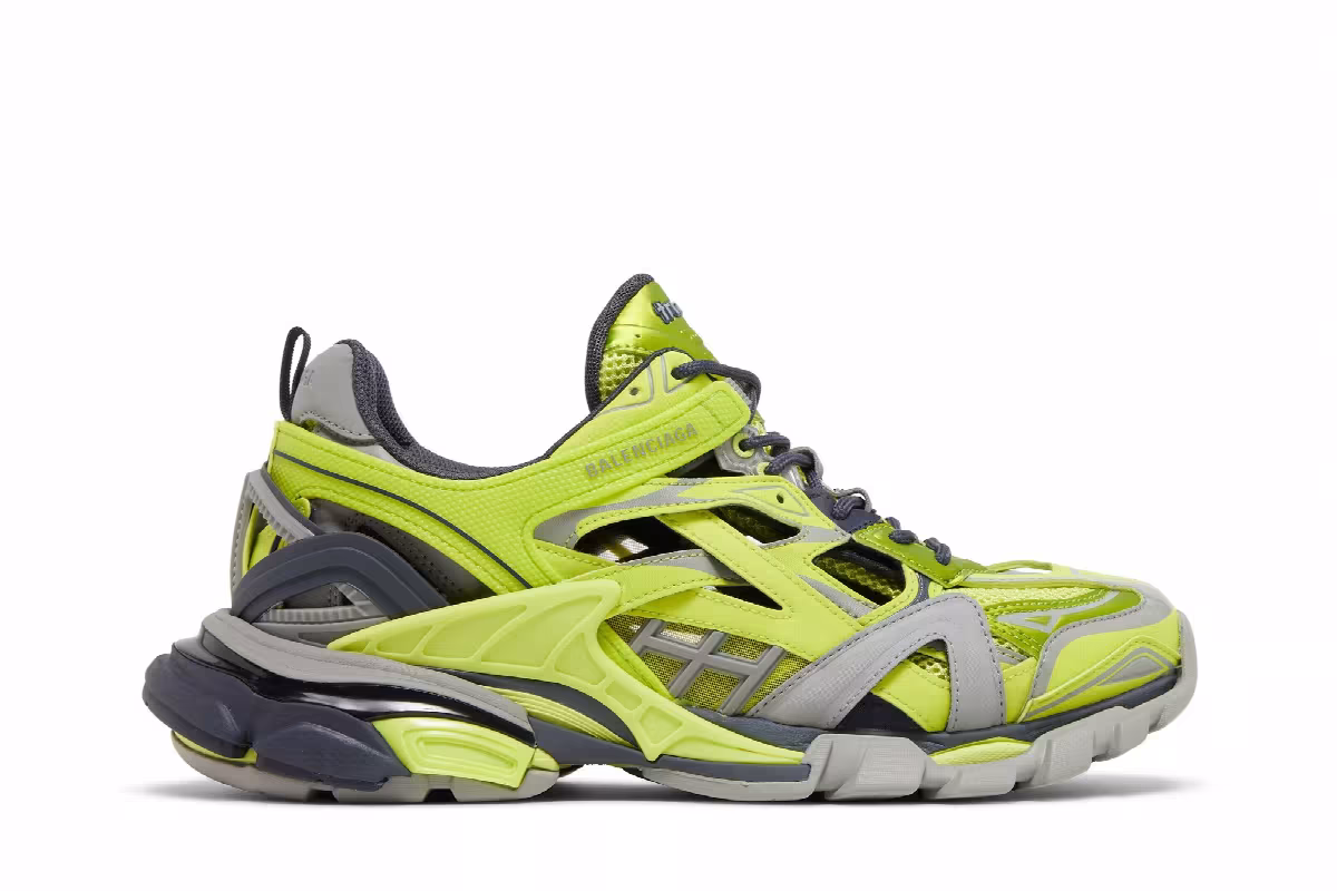 Balenciaga Track.2 Sneaker Acid Green, view 2