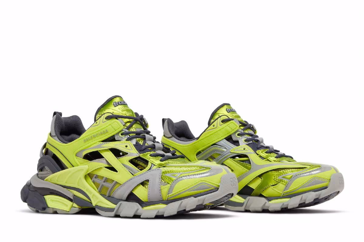 Balenciaga Track.2 Sneaker Acid Green, view 9