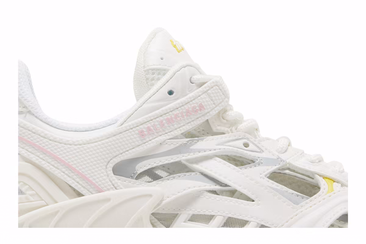 Balenciaga Women's Track.2 Sneaker White Light Yellow, view 3