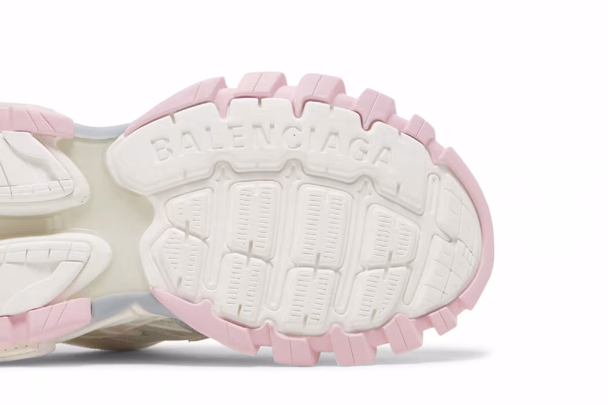 Balenciaga Women's Track.2 Sneaker White Light Yellow, view 6