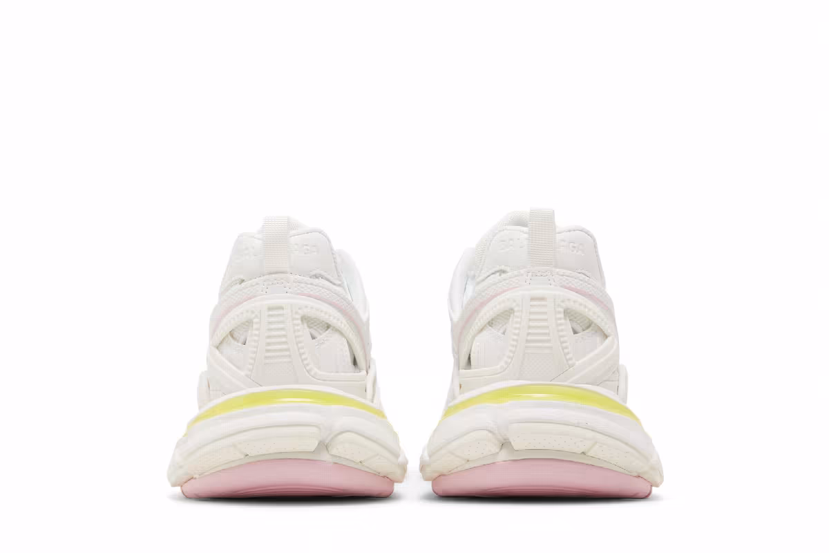 Balenciaga Women's Track.2 Sneaker White Light Yellow, view 7