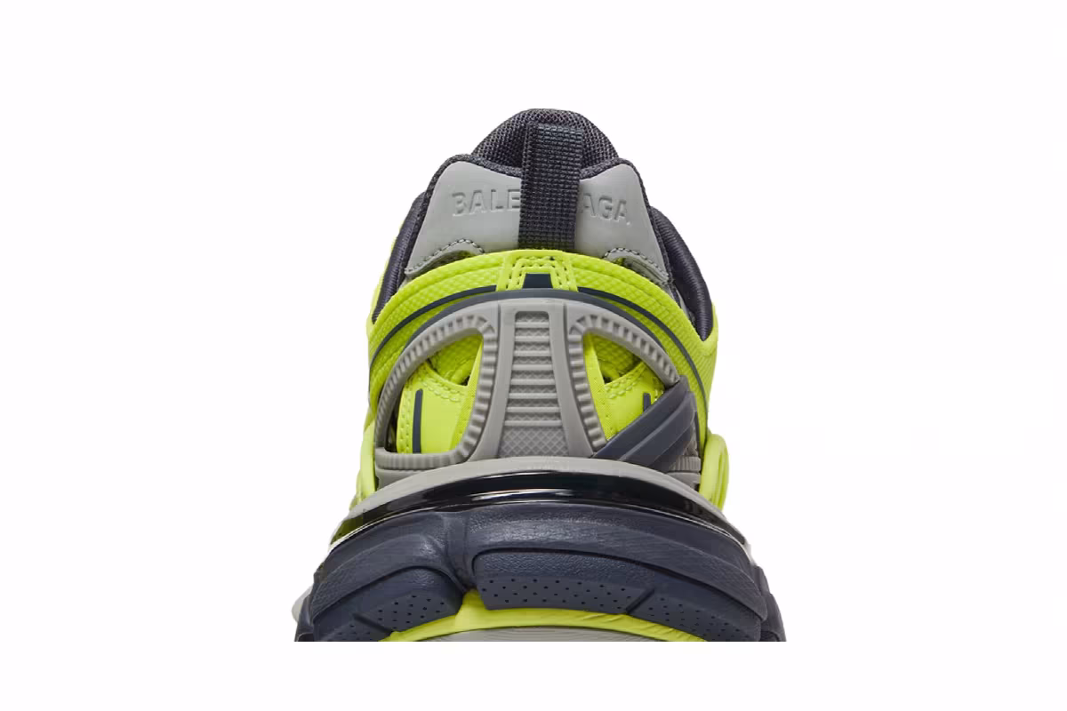 Balenciaga Women's Track.2 Sneaker Grey Neon Yellow, view 8