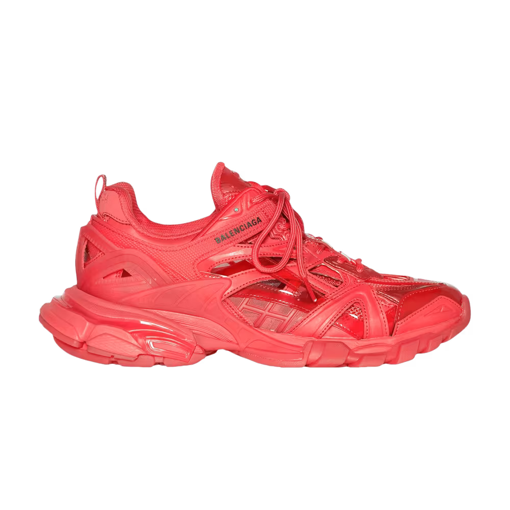 Balenciaga Track.2 Sneaker Clear Sole - Red