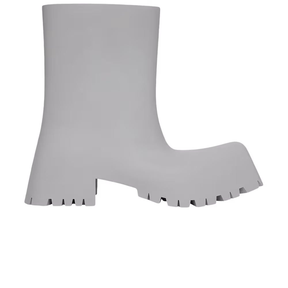 Balenciaga Women's Trooper Rubber Boot Grey