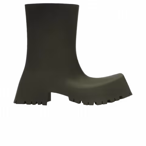 Balenciaga Trooper Rubber Boot 'Dark Green'