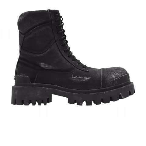 Balenciaga Combat Strike Boot 'Worn-Out - Black'